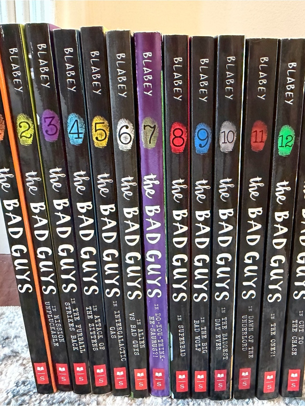The Bad Guys Children's Book Set - Black and Purple Spine Options